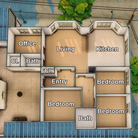Sims 4 Apartment Floor Plan 💚 Gallery Id Lavahcake Rsims4