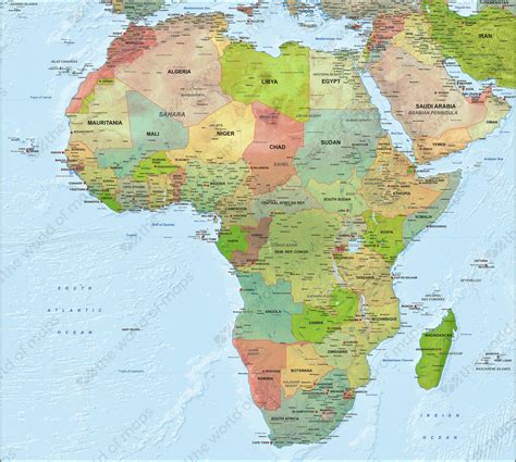 Political Map Of Africa Printable Free Printable Templates