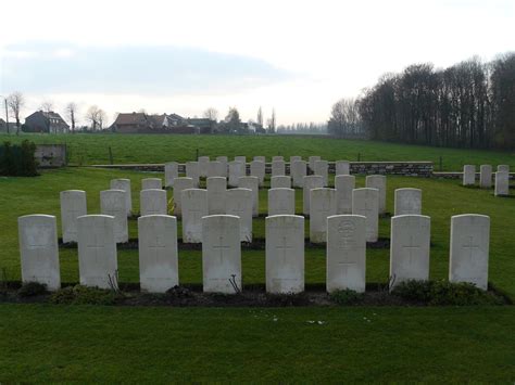 Wytschaete Military Cemetery With The British Army In Flanders And France