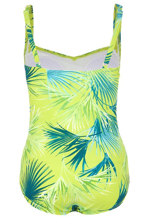 Printed Ruched Front Swimsuit