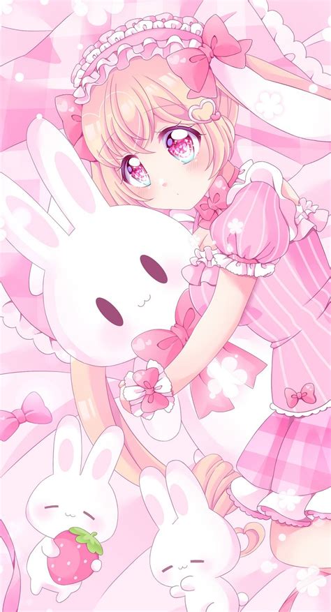 Kawaii Anime Girl Pink Ng