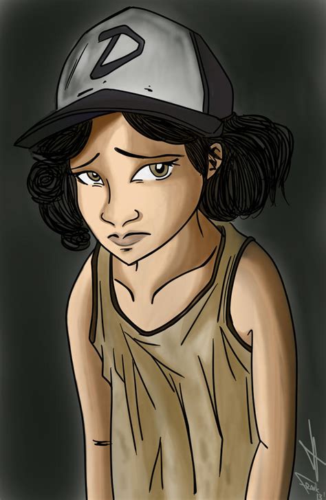 Clementine The Walking Dead Game Colored By Frankaraya On Deviantart