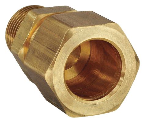 Parker Hannifin 68c 3 4 Brass Male Connector Compression Fitting 316 Compression Tube X 14