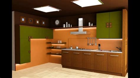 White and brown kitchen cabinets in bangalore indian. Indian style modular kitchen design - YouTube