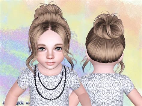 The Sims Resource Skysims Hair Toddler 166