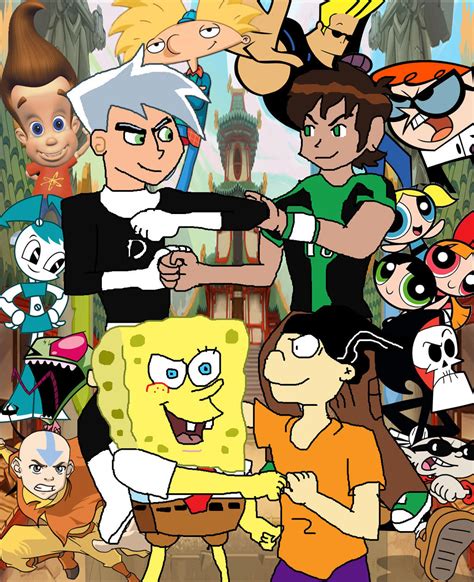 X Mas T 13 Nickelodeon Vs Cartoon Network By Supersaiyancrash On