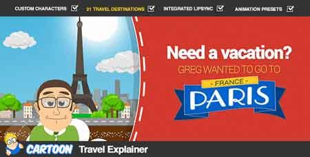 Download easy to customize after effects templates today. Cartoon Travel Explainer 8068670 After Effects Template ...