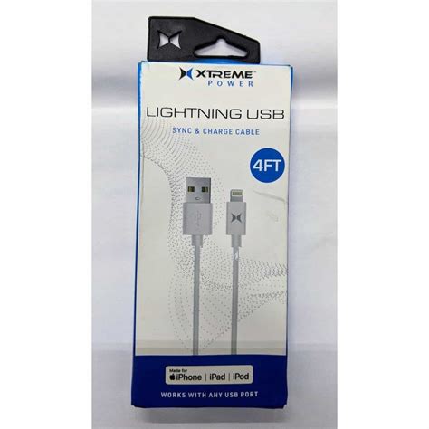 Lightning Usb Sync And Charge Cable For Iphone Ipad Ipod