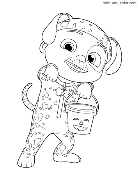 Cocomelon Coloring Pages Print And