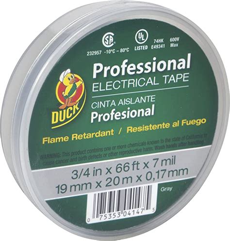 Duck Brand 299018 Professional Grade Electrical Tape 34 Inch By 66