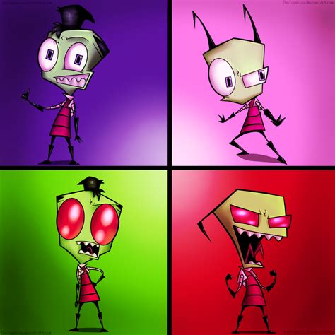 Zim And Zim And Zim And Zim By Thetogekiss On Deviantart Invader Zim Characters Invader Zim