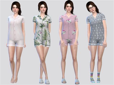 Fullbody Sleepwear By Mclaynesims From Tsr Sims 4 Downloads