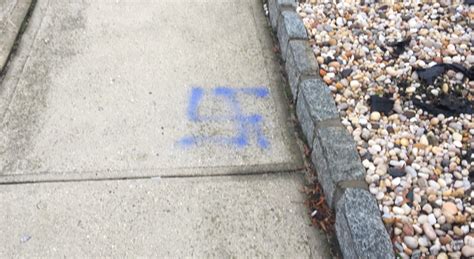 Swastika Lewd Images Found Scrawled On Oceanside Sidewalk Cbs New York