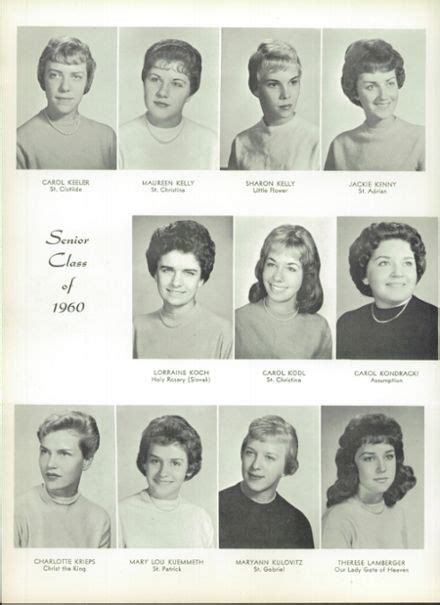 1960 Mercy High School Yearbook Via With Images