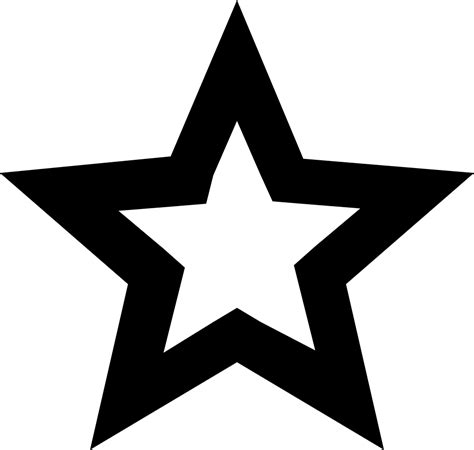Star Empty Svg Png Icon Free Download 365917 Onlinewebfontscom