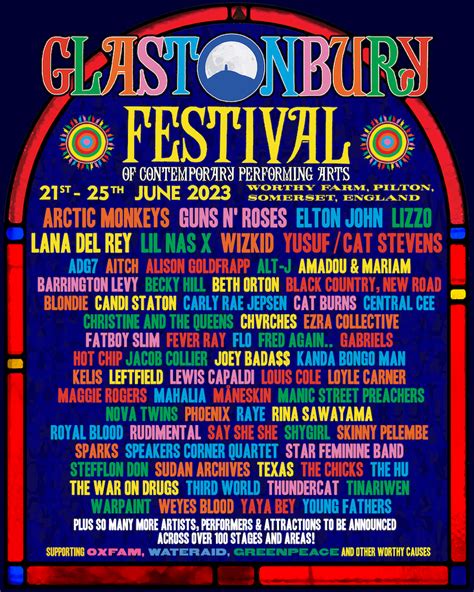glastonbury 2023 line up so far glastonbury festival