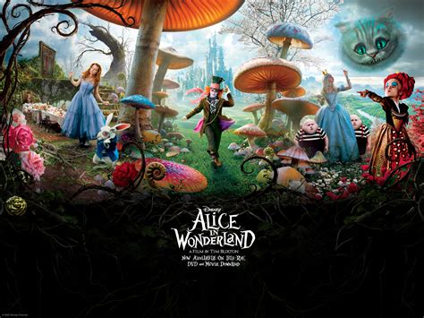 Why couldn't wonderland be cozy like the world of pooh? Alice in Wonderland - Alice in Wonderland (2010) Wallpaper ...