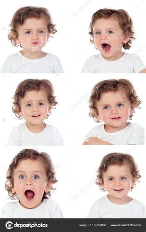 Collage Of Funny Baby Doing Expressions Royalty Free Photo Stock Image