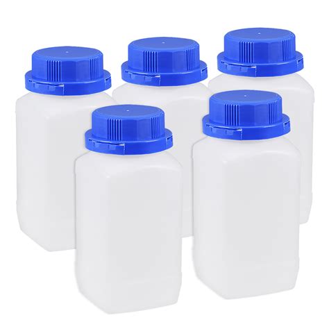 Plastic Lab Chemical Reagent Bottle 650ml22oz Wide Mouth Sample