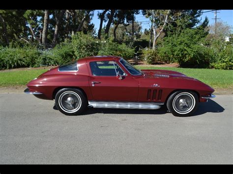 Milano Maroon 1966 Chevrolet Corvette