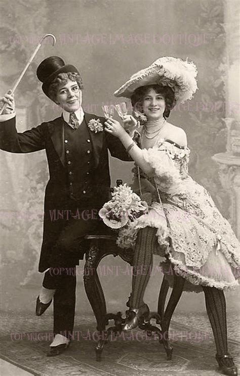 Lovely Antique Victorian Lesbian Couple Wedding Civil Etsy Uk