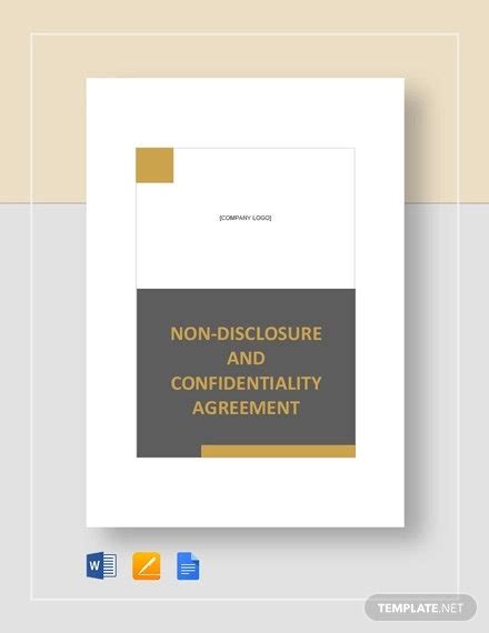 word  disclosure agreement templates