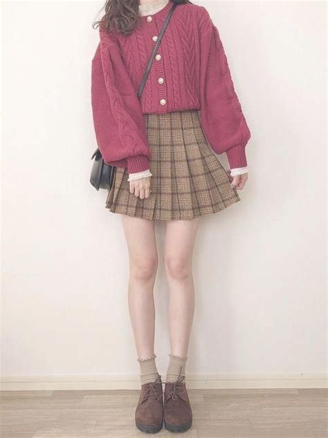 pin de かな em outfit roupas coreanas roupas asiáticas looks fofos