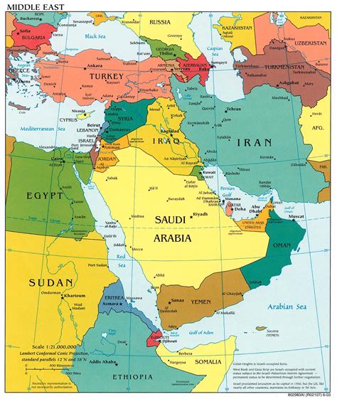 Map Of The Middle East Bible Atlas Online