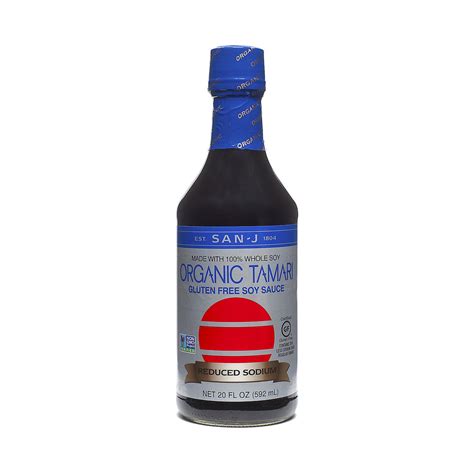 San J International Organic Tamari Gluten Free Soy Sauce Reduced