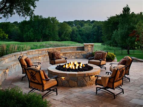 Rustic Style Fire Pits Landscaping Ideas And Hardscape Design Hgtv