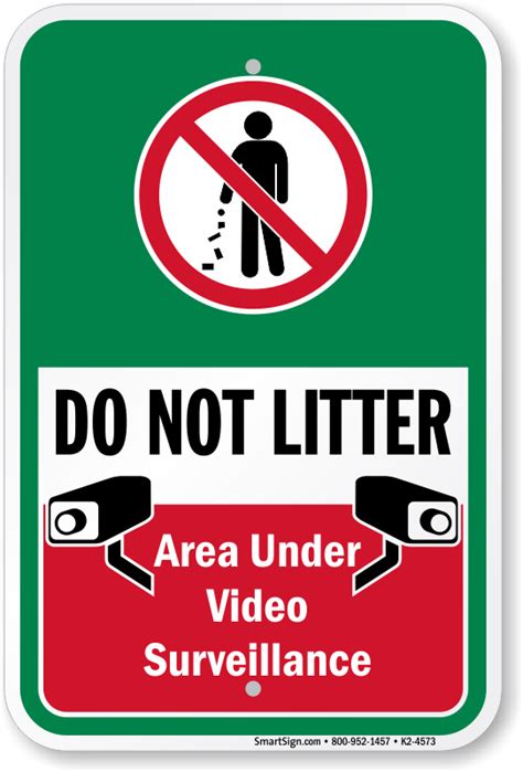 Our do not litter signs and no littering signs are affordable, durable, and brightly colored to grab the most attention. Do Not Litter Signs - Don't Be a Litterbug Signs