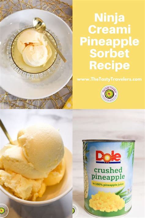 Ninja Creami Pineapple Sorbet Recipe Recipe Pineapple Sorbet Recipe
