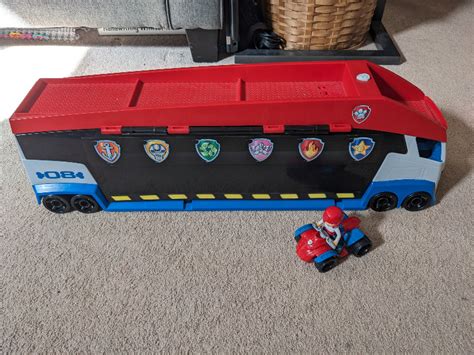 Paw Patrol Transforming Paw Patroller With Dual Vehicle Launcher Toys