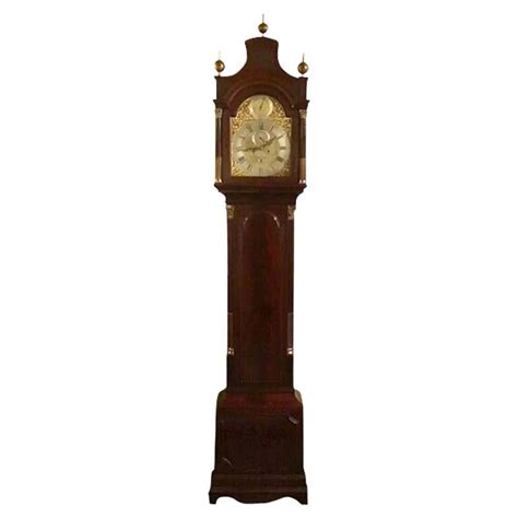 Fine Irish George 111 Mahogany Longcase Clock By Alex Gordon Dublin