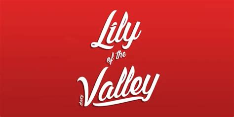 Lily Of The Valley Font Upfonts