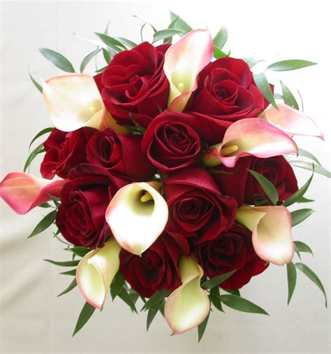 Bouquet Bridal Calla Lily And Roses