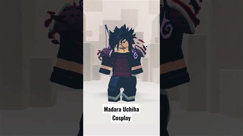 Madara Uchiha Cosplay Roblox Hero Pro Gamer Youtube