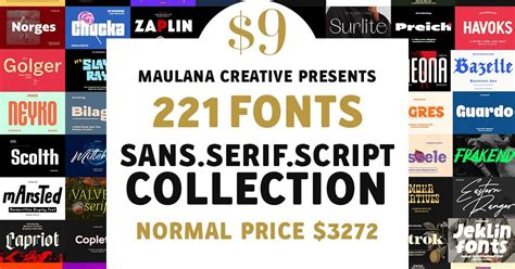 Font Collection Bundle Bundle · Creative Fabrica