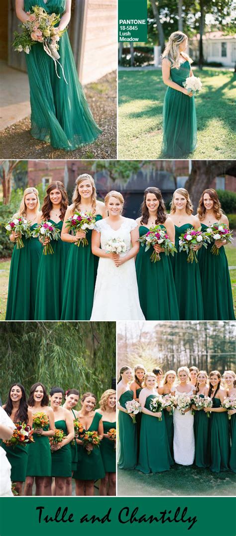 Top 10 Pantone Fall Wedding Colors for Bridesmaid Dresses 2016 | Tulle
