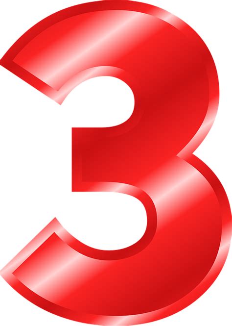 Número 3 Dígito Gráfico Vetorial Grátis No Pixabay