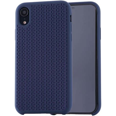 Blackweb Soft Touch Silicone Case For Iphone Xr Blue