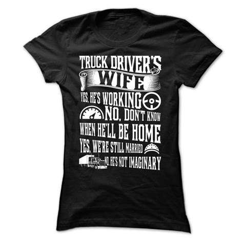 Truck Drivers Wife Truck Driver Wife Truck Driver Shirt Truck Driver
