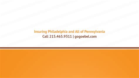 Goebel insurance agency general information. Goebel Insurance Agency, Inc. | 2026 S 12th St, Philadelphia, PA 19148, USA