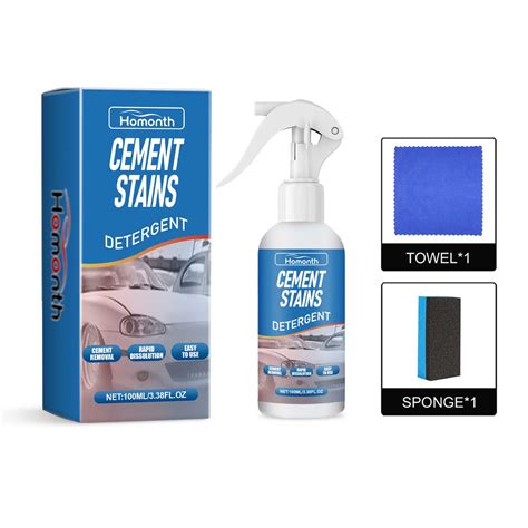 Kedshhgu Clearance Cement Stains Detergent for Car, Concrete Oil Stain