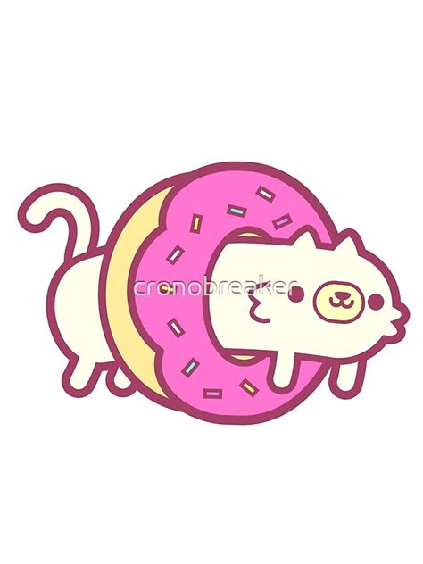Donut Cat By Cronobreaker Redbubble