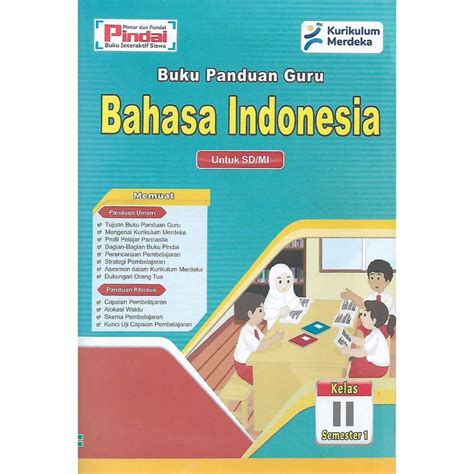Jual Buku Panduan Guru Bahasa Indonesia Kelas 2 Sdmi Semester 1