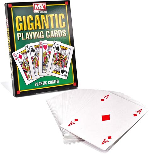 My Deck Of Giant Playing Cards Jumbo A4 Waterproof Playing Cards