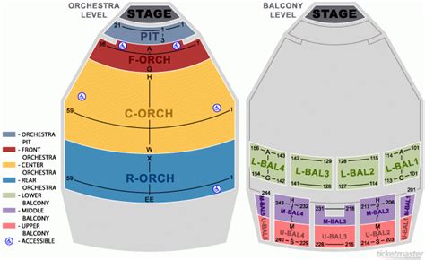Seating Charts Tucson Music Hall Center Seating Chart