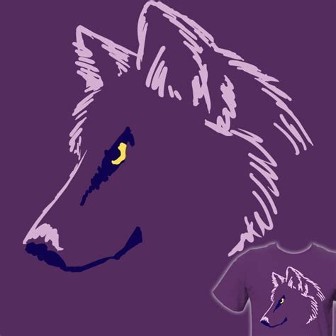 Cool Purple Wolf Logo Logodix