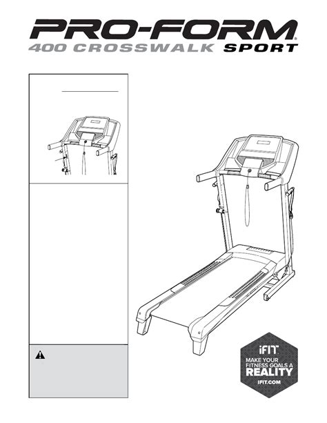 Proform Pftl Treadmill User Manual